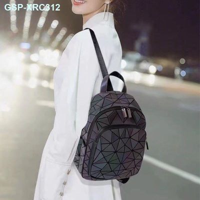 Issey Miyake Miyake Business A Strong Geometric Diamond Six Frames Backpack Mens And Womens Leisure Travel Bag Large Capacity Backpack