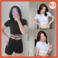 COD DSFERTRETRE Ka Closet Closet cotton croptop Shirt With Good Elasticity Smooth Face Not Ruffled hot hit