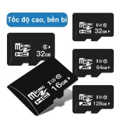 Thẻ nhớ MicroSD 32 64 128GB, tốc độ đọc ghi nhanh, độ bền cao