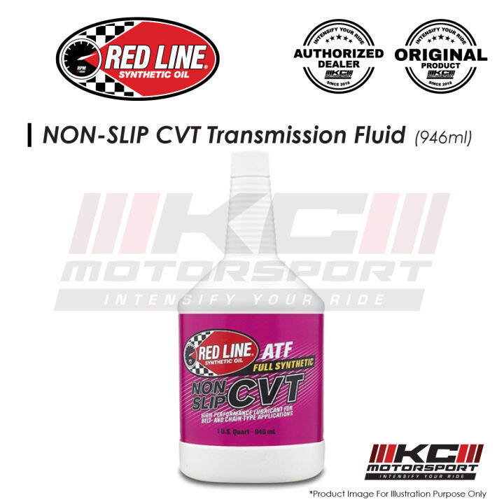 RED LINE REDLINE NONSLIP CVT Transmission Fluid (946ml) Lazada