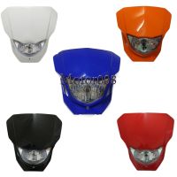 ☼ Universal motorcycle Enduro Headlight fairing With Bulb Dirt Bike Motocross Headlamp For HONDA CRF XR YAMAHA WR YZ YAMAHA YZ