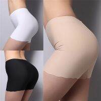 High Quality Ice Silk Wave Black Safety Pants Anti-empty Women Can Wear Ice Silk Three-point Insurance Shorts Inside