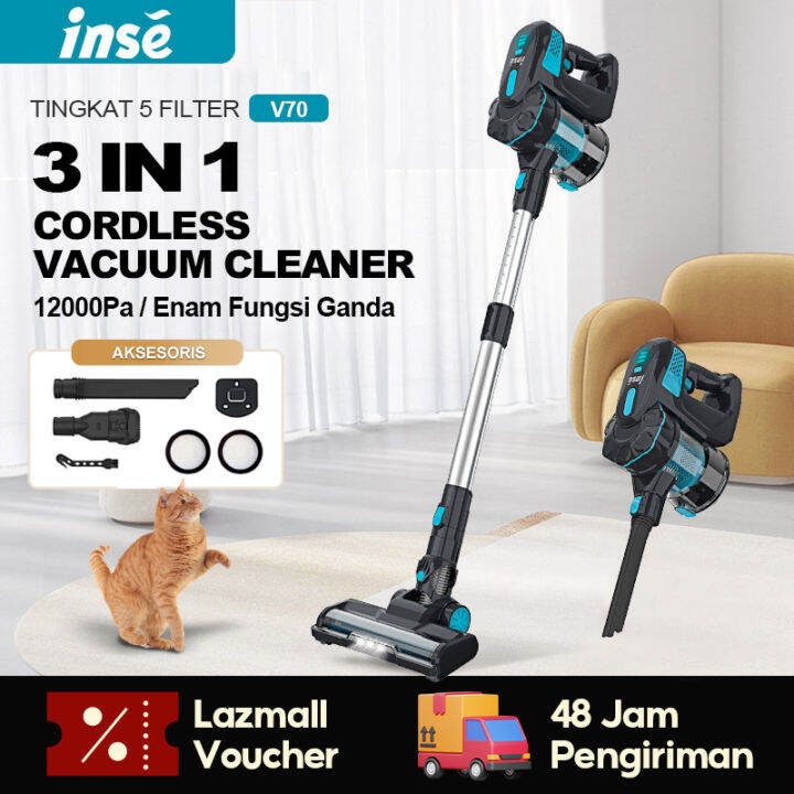 INSE V70 Cordless Vacuum Cleaner 3 in 1 Household vacuum cleaner