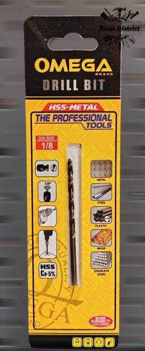 OMEGA HSS-METAL DRILL BIT 1/8 | Lazada PH