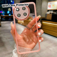 KOSLAM เคสโทรศัพท์กันตกสำหรับ Realme 11,4G 5G 11 Pro 11 Pro + C51 C53 C55 C33 C35 C30ฟิลม์นิรภัยสำหรับเลนส์10 10 Pro 10 Pro + ใหม่2023ซิลิโคนเนื้อนิ่มโปร่งใสปลอกโทรศัพท์มือถือคลังสินค้าพร้อม