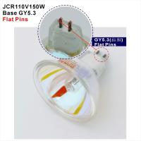 DN-33128 JCR 110V150W Projector Halogen Light Bulb 110V 150W MR16 JCR110V150W,SHOFU Solidilite Curing Lamp Base GY5.3 FLAT PINS