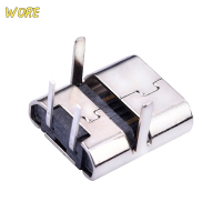 ?【Lowest price】WORE 10x Micro USB 2Pin 90องศา B Type FEMALE CONNECTOR สำหรับหัวต่อโทรศัพท์มือถือ