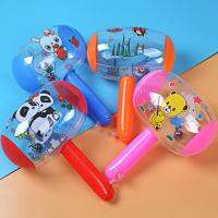 Cute Cartoon Inflatable Air Hammer With Bell Children Maker Blow Hearing Test Noise Baby Stick Direction Toys Up T5E9