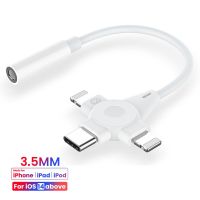 For iPhone Jack 3.5mm Audio Cable Headphones Adapter 8 Pin To 3.5mm AUX Cable For iPhone 14 13 12 11 Audio Splitter AUX Cord Cables