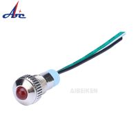 8MM Led Metal Indicator Light Red Green Blue White Waterproof Power Light 6V12V24V220V Signal-lamp Warning Yellow Multicolor