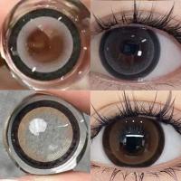 COD ส่งไวGray บิ๊กอายส์ ตาโต (Bigeyes)  คอนแทคเลนส์กรองแสง