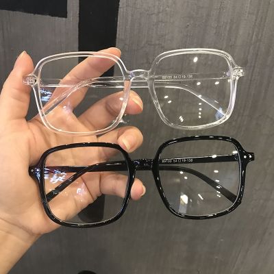 Square สีดำกรอบแว่นตามียี่ห้อ Designer Anti Blue Blocking คอมพิวเตอร์แว่นตา Diopter -1.0ถึง-6.0แว่นสายตาสั้น