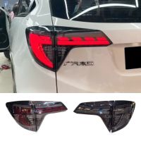 2Pcs For Honda HR-V HRV 2014 - 2021 Vezel Car LED Taillight Tail Light Rear Running Lamp Brake Reverse Dynamic Turn Signal