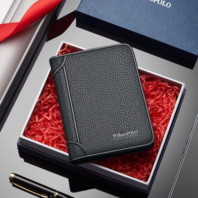 Williampolo Mens Wallet leather Slim Card Purse Card Holder Free Shipping Male Wallet Small Purse Resale Smart Male Wal #201490 Card Holders