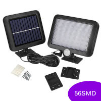 Solar LED Street Light 56LEDs COB 100LEDs Outdoor LED Floodlight with PIR Motion Sensor Waterproof Spotlights Street Lamp