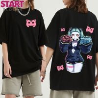 START Hip Hop MenS Crew Neck In Tshirt Anime Cyberpunk Edgerunners Rebecca Short Sleeves T-Shirt_09