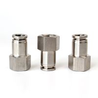 1/8 quot; 1/4 quot; 3/8 quot; 1/2 quot; BSP Female Pneumatic 304 Stainless Steel Press Push In Quick Connector Release Air Fitting Plumbing