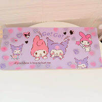 ร้อน Kawaii อะนิเมะแผ่นรองเมาส์เล่นเกมสีขาวสุนัขหนัง PU น้ำมันหลักฐานแผ่นโต๊ะแป้นพิมพ์เสื่อตารางภาพพื้นหลัง Placemat