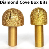 Diamond Burrs Cove Bits Marble Router Bits สำหรับตัดหินแกรนิตหินประสานวงในและกระถางดอกไม้ Arc Grinding Cutter