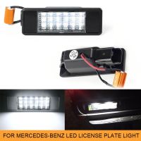 2ชิ้นไฟป้ายทะเบียน LED มีความผิดพลาดฟรีสำหรับ Mercedes-Benz Vito Viano W906สปรินเตอร์ W639แต่งรถไฟท้าย