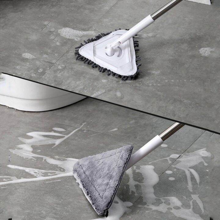 1-set-of-360-rotating-triangle-retractable-household-cleaning-lazy-magic-mop