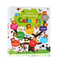 Original and genuine English Usborne Book lift the flap colors Book Interactive enlightenment of childrens color cognition flipping picture books early childhood education