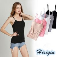 Summer Women Clothes Womens Camisole with Built in Bra Modal Padded Slim Tank Top Comfortable Cotton Top