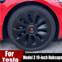 รุ่น3 19นิ้วครอบคลุมล้อ Cyclone Hubcaps สำหรับ Tesla รุ่น2021อุปกรณ์เสริม19นิ้วล้อ Hub Caps Gemini ครอบคลุมเปลี่ยน