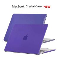 1เคสสำหรับ Macbook คริสตัลใส Pro Retina Air 11 12 13 14 15 16นิ้วสำหรับ Mac Air 13.6 M2 M1ชิพ Pro 13.3เคสใส่โน๊ตบุ๊คใหม่