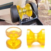 1Pc Bow Roller Assembly สีเหลืองอะไหล่อุปกรณ์เสริมสำหรับเรือ Yacht Trailer