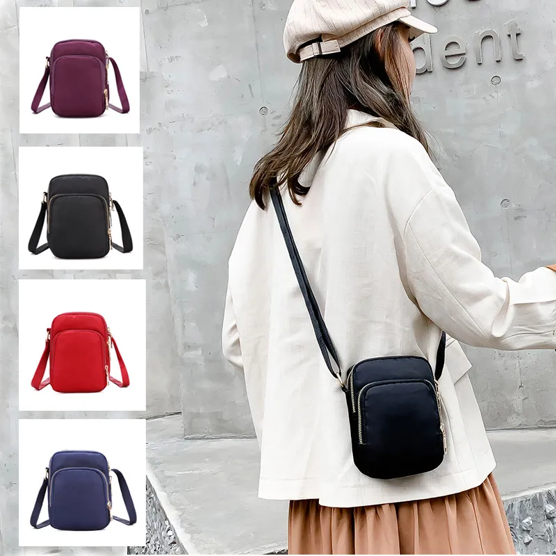 Laidan Fashion Chain Bag Simple Women's Shoulder Bag Handbag,Gray, Size: Small