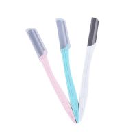 1Pcs Women Face Eyebrow Hair Removal Safety Razor Trimmer Shaper Facial Hair Mini Makeup Shaver