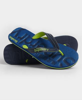 SUPERDRY SCUBA GRIT FLIP FLOP - รองเท้าแตะแบบคีบ สำหรับผู้ชาย