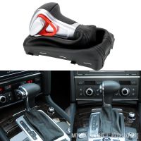 【hot】❧  Leather Shift Knob FOR AUDI A6 A7 A5 c6 2009 2010 2011 2012 2014 4G1 713 139 R