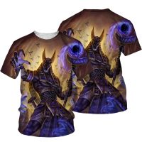 2023 In stock New Anubis Pattern 3D Personality Print  Loose Short-sleeved T-shirt Top，Contact the seller to personalize the name and logo