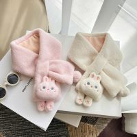 ๑◐☌  Autumn Winter Cute Girl Baby Thick Warm Scarf  Soft Plush Children Scarf Outdoor Kids Neckerchief Baby Accessories