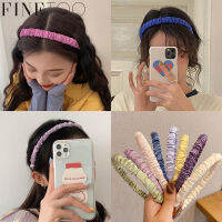 FINE TOO น่ารักเกาหลีผ้าคาดผมชีฟอง Elegant สีสัน Babygril Hairband แฟชั่นสำหรับผู้หญิงอุปกรณ์เสริมของขวัญ