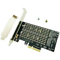 Pcie To M2/M.2 Adapter M.2 Ngff To Desktop Pcie X4 X8 X16 Nvme Sata Dual Ssd Pci Express Adapter Card