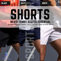 ARTENGO กางเกง กางเกงเทนนิสขาสั้น รุ่น Dry TSH 100 ( Mens Tennis Shorts Essential ) กางเกงขาสั้น กางเกงกีฬา กางเกงกีฬาขาสั้น กางเกงเทนนิส