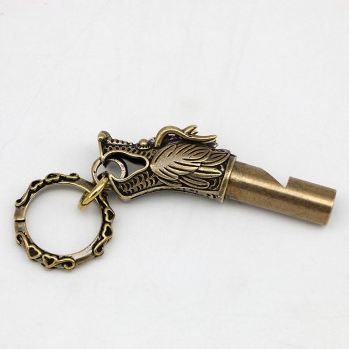 brass-dragon-head-whistle-handmade-car-keys-chains-pendants-men-women-outdoor-survival-tools-whistles-necklaces-keychains-charm-survival-kits