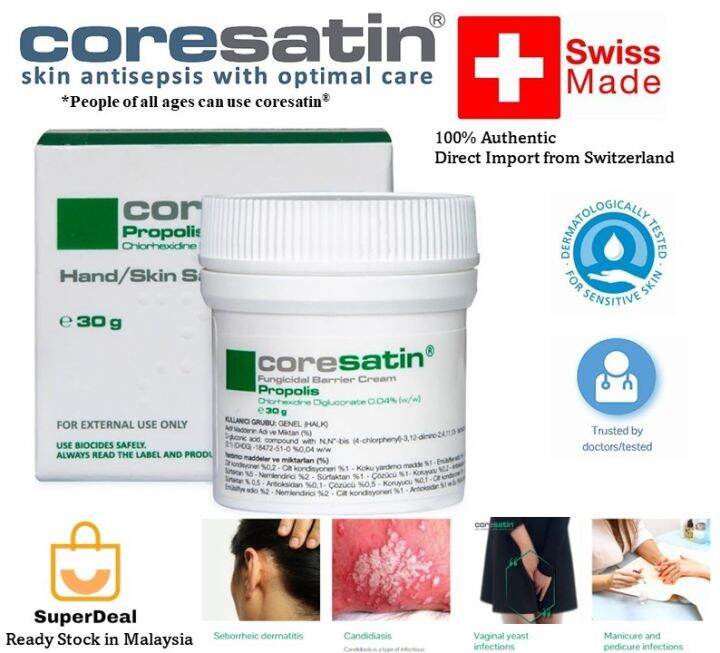 Coresatine Propolis for Hand Foot Fungus, Yeast infection, Seborrheic