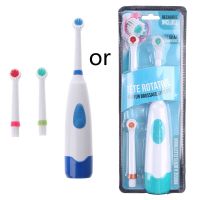 ☏❆ 2023 New Waterproof Rotating Electric Toothbrush With 3 Brush for Head