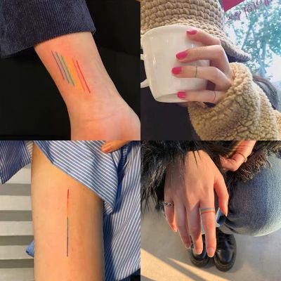 30pcs Korean Ins Wind Jin Hyunya With The Same Smiley Face Love Tattoo Stickers Female Wrist Water Transfer Tattoo Stickers