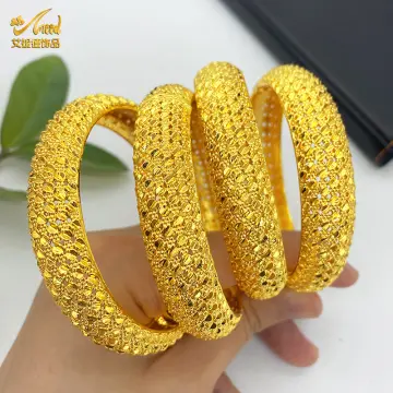 Dubai luxury gold plated Women's bracelets bangles wholesale