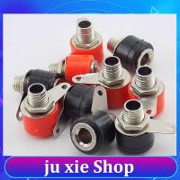 JuXie store 5pcs 4mm Banana Plug Connector for Tester Instrument Terminal DIY Model Parts Security Panel Banana Socket