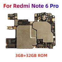 บอร์ดตรรกะปลดล็อคมาเธอร์บอร์ด Redmi Note 6 Pro Note6pro เมนบอร์ด32Gb 64Gb ผ่านการทดสอบอย่างสมบูรณ์