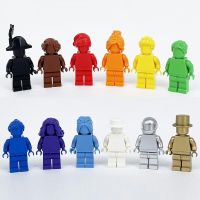 MOC สีทึบของขวัญวันเกิดการศึกษาของเล่นสำหรับเด็ก DIY อาคารบล็อก Minifigures อิฐภาพยนตร์