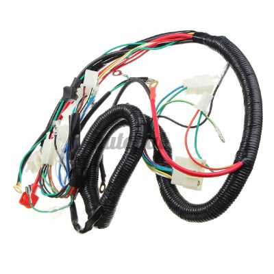 Full Wiring Harness Loom Solenoid Coil Regulator CDI 125 200 250cc A Quad