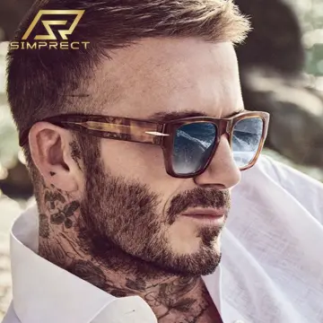 2022 Top Fashion David Beckham Style Men Round Frame Pilot