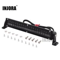 High Performance Metal 44 LED Roof Lamp Light Bar for 1/10 RC Crawler Axial SCX10 D90 TAMIYA CC01 TRX-4 Trx4  Power Points  Switches Savers